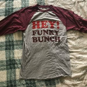 “Hey Funky Bunch” Jimmy Fallon Universal Studios Baseball Tee